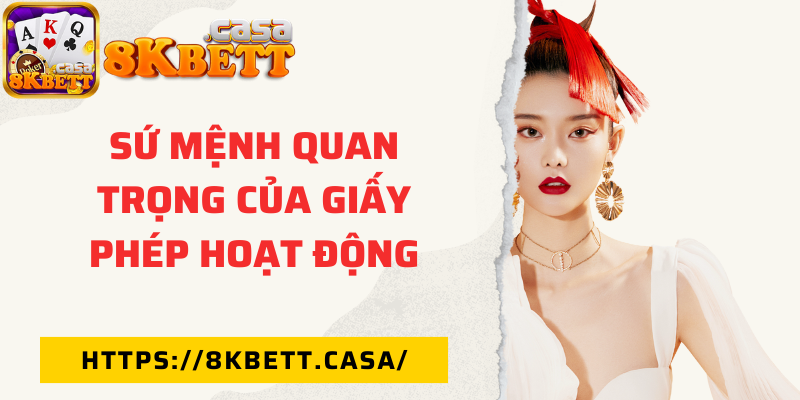 Sứ mệnh quan trọng của giấy phép hoạt động